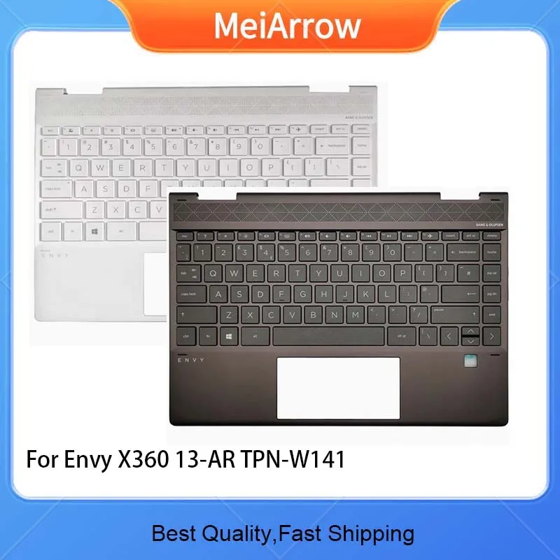 

New /Orig palmrest upper cover For HP ENVY X360 13-AR TPN-W141 Palmrest US Keyboard Upper cover Backlight
