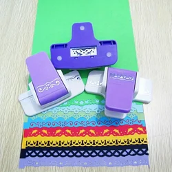 화려한 테두리 펀치 S 플라워 디자인 엠보싱 펀치 스크랩북 수제 가장자리 장치, DIY 종이 커터 공예, 신제품