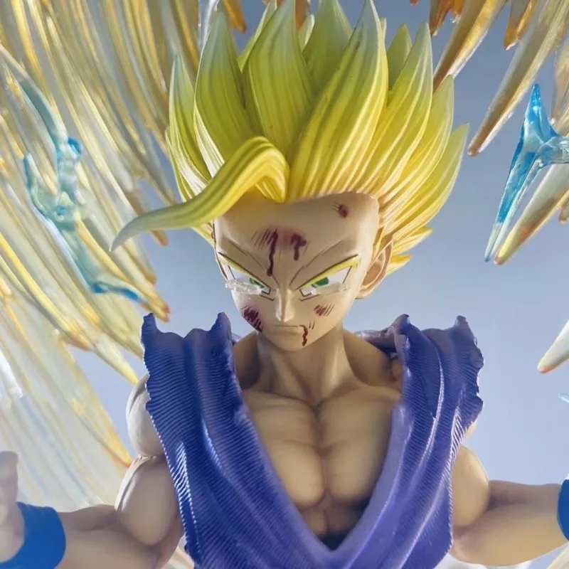Estatua Jt de Dragon Ball, Super Er Son Gohan, talla grande de doble cabeza, reemplazo de doble cuerpo/modelo luminoso de juguete