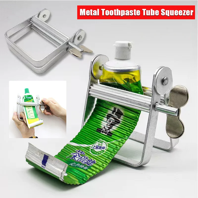 Toothpaste Squeezer Metal Toothpaste Tube Squeezer Multifunctional Tube Wringer for Tooth Paste Paint Tube Cosmetics Hand Cream