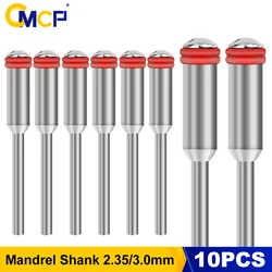 CMCP trzpień tarczowy 10 sztuk/zestaw 2.35/3.0mm uchwyt/śruba stalowa trzpień trzpień uchwyt odcinający do Dremel akcesoria obrotowe narzędzia