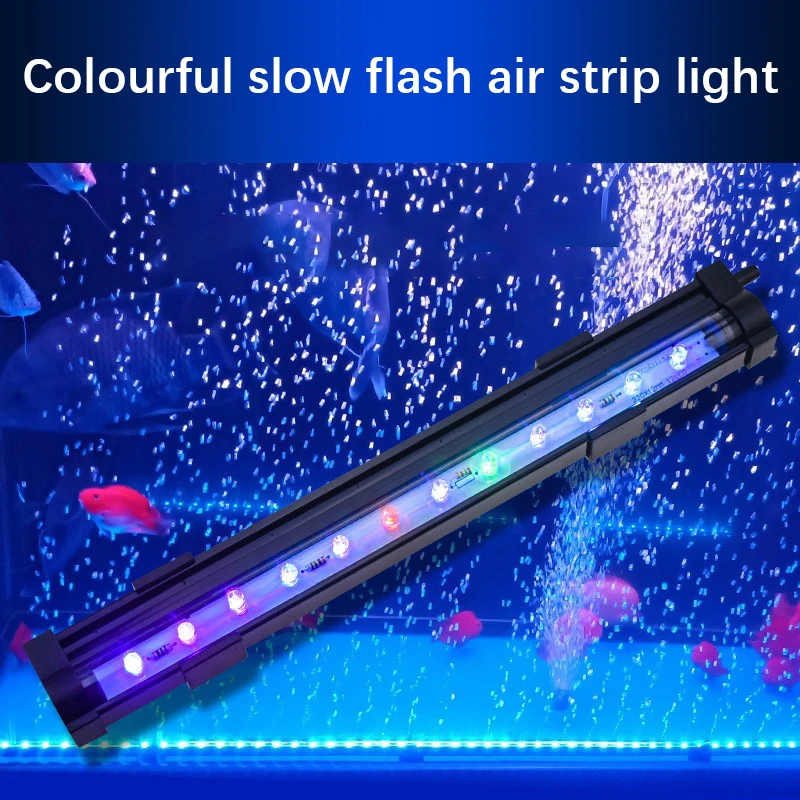 New Fish Tank LED Bubble Light - Aquarium Fish Colour review and price