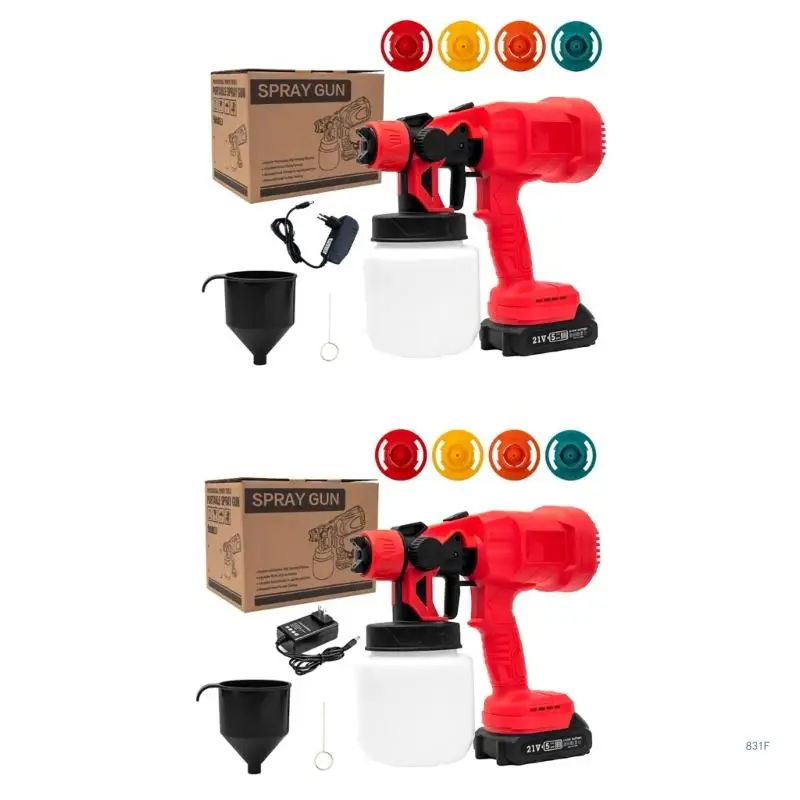 Paint Sprayer Powerful Spray Paint Guns HVLP Electric Spray Guns with 1000ml Container 3 Spray Patterns for Furniture