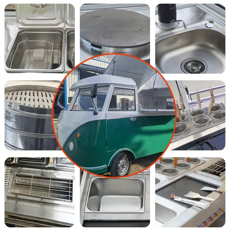 R*-Multifunction Electric Cheap Small Outdoor Fully Kitchen  Truck Pizza Trailer