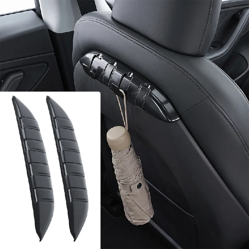 Car Seat Backrest Hidden Hook Auto Seat Back Hanger Storage Bracket For Tesla Model Y Juniper Model 3 Highland  Accessories