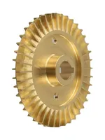 Brass Water Pump Impellers Self-priming Pump Double-sided Copper Pump Impeller OD85mm ID14mm,OD78mm ID12mm,OD76mm ID12mm