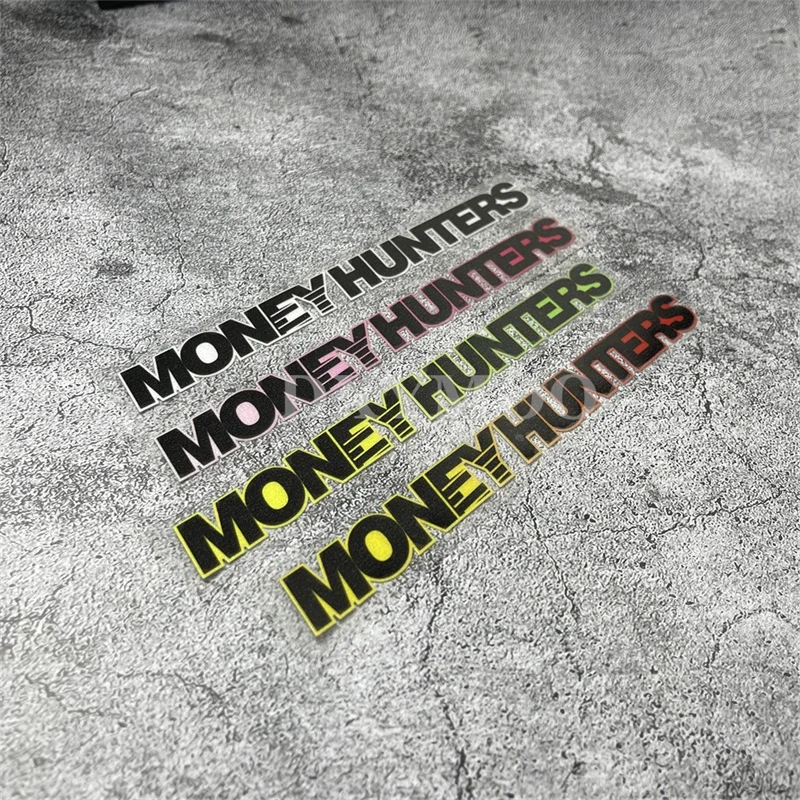 

Hunters Motorcycle Vinyl Tape Decal Helmet Laptop Bike Grapgic Tape Decoration Reflective DXYMOO Car Stickers Funny Words Money