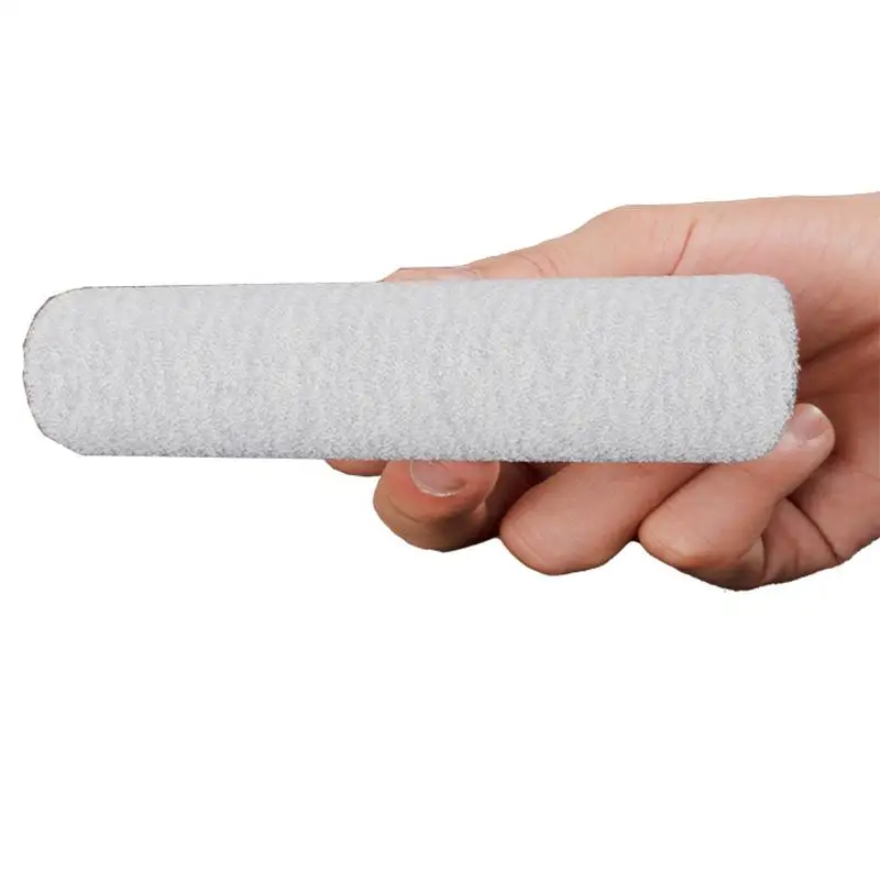100 Stück 12,7 cm Klett-Schleifscheiben, weißes Trockenschleifpapier, Polieren von Holzmöbeln – Detail 2