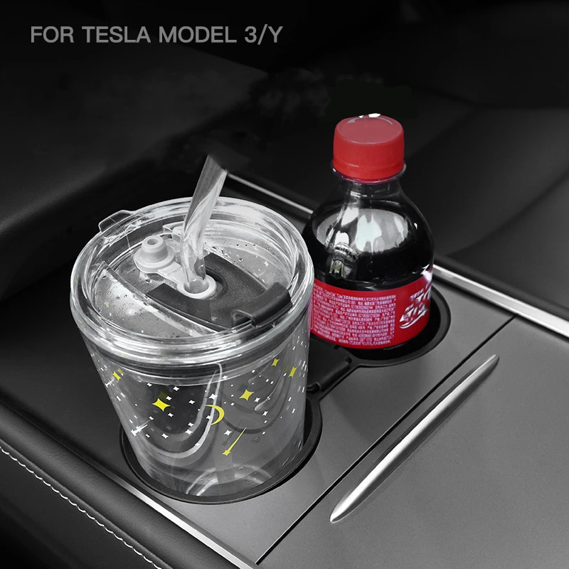 

Water Cup Holder For Tesla Model 3 Center Accessories Water Proof Car Coasters For Tesla Model Y Car Model3