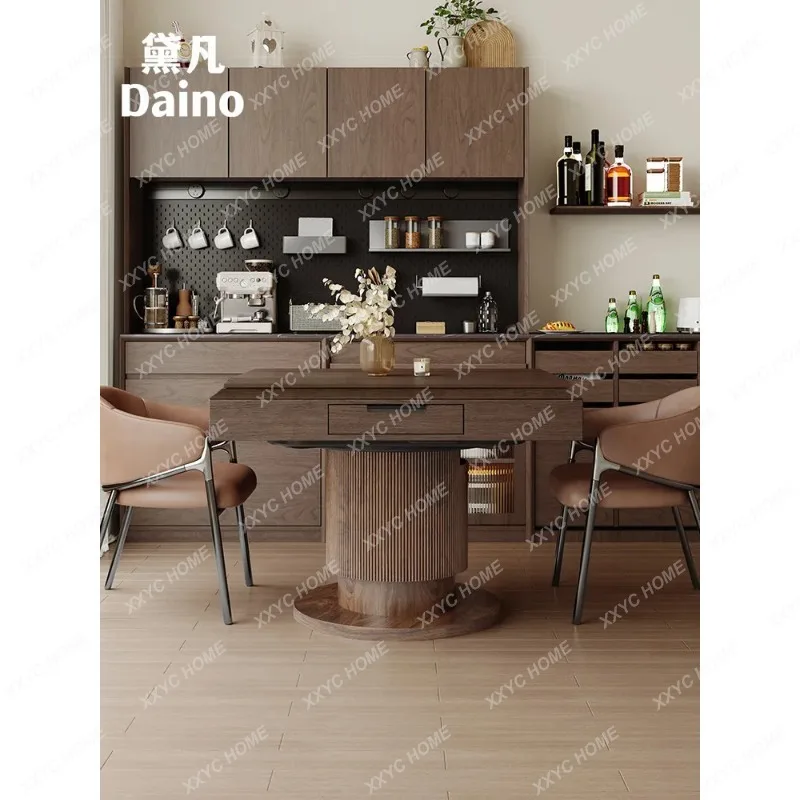 XX Medieval Style Solid Wood Mahjong Machine Dining Table Dual-purpose Automatic Household Dining Table Egg Table Roller Coaster