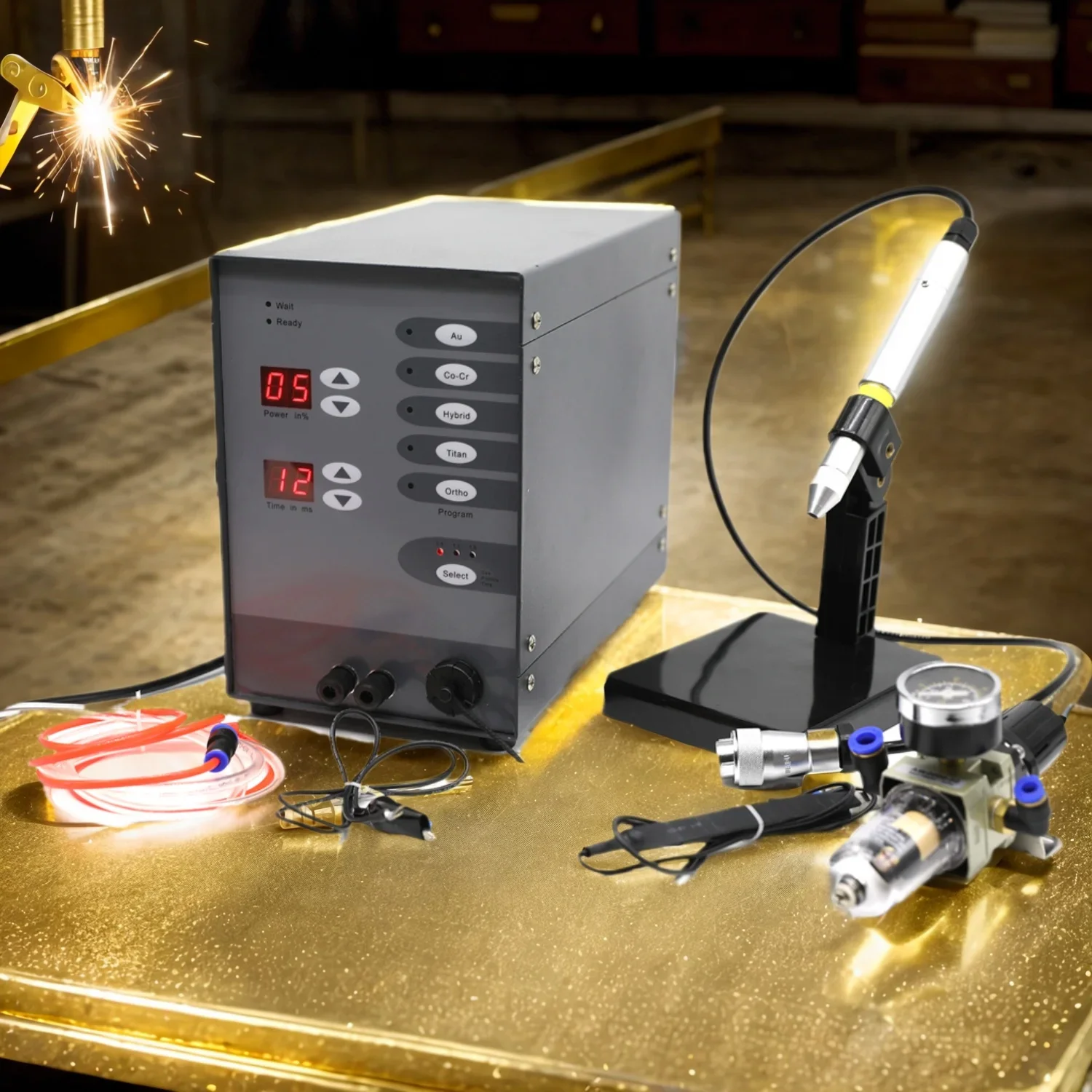 150A Jewelry Stainless Steel Spot La ser Welding Machine Automatic CNC Handheld Pulse TIG Welding Machine For Welding Jewelry