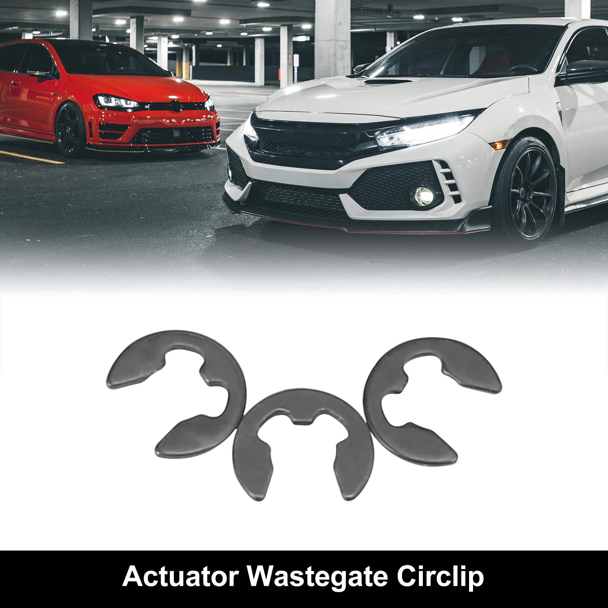 X Autohaux Automobile 3pcs Turbocharger Actuator Wastegate Circlip C Clip for Garrett T 3/34/38/04B/04E Car Engines Accessories