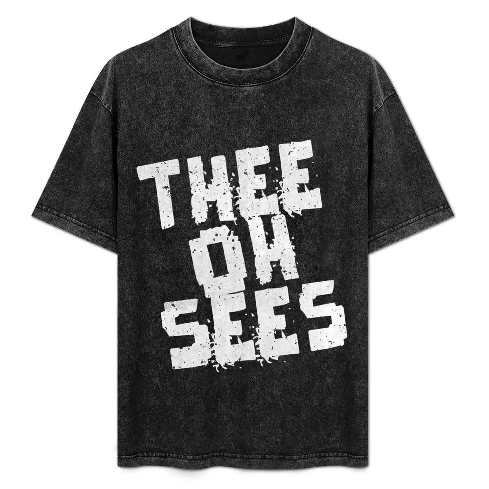 

Thee Oh Sees Gifts Idea T-Shirt Basic Simple Casual Short Sleeve Tee