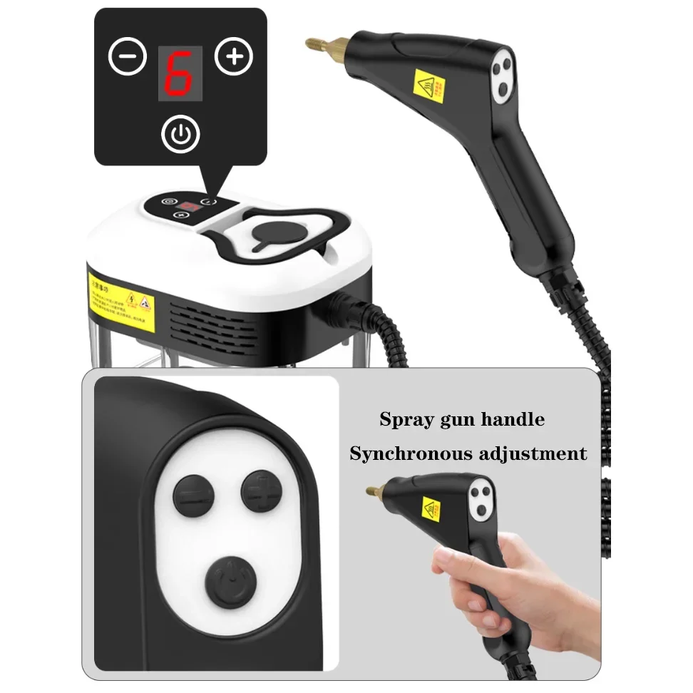 2500 ワット家庭用エアコンソファ生地キッチンレンジフード高温スチームクリーニングハンドヘルドスチーム洗浄機