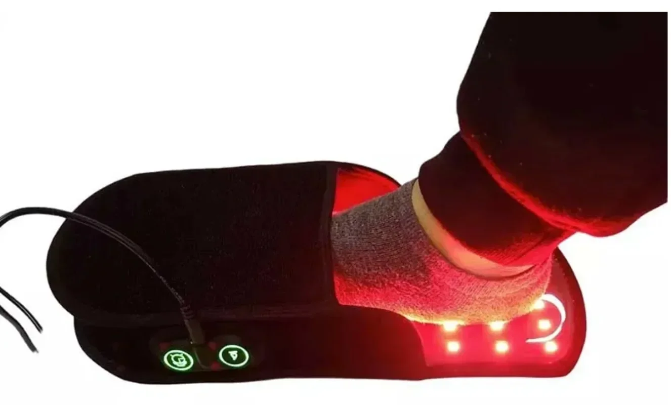 

Red & Infrared Light Therapy Devices Foot Recover Slippers for Rheumatoid or Arthritis Pain Relief Massager at Home Office