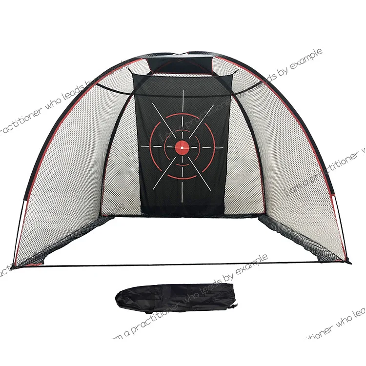 

Golf Practice Net Strike Cage Swing Net Baffle Cutting Rod Practitioner Portable Foldable Indoor and Outdoor Target