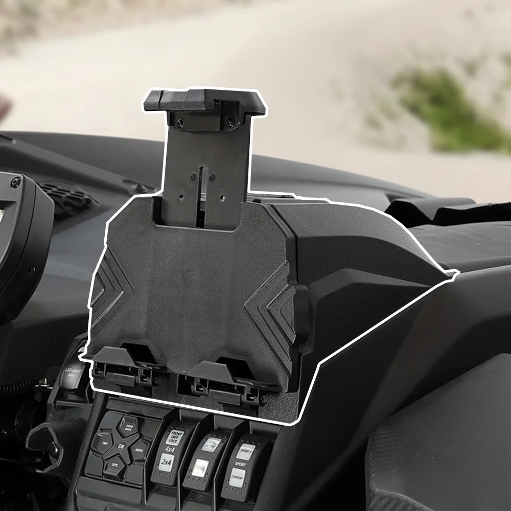 

3.8L Upgraded Device Tablet Holder 715002874 For Can-am Maverick X3 Max R RR 4x4 XMR XDS XRC XRS DS Turbo 2017-2025 GPS Mount