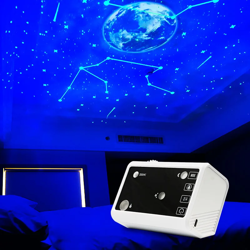 Zodiac Star Galaxy Light Projector, Usb LED, Planetário de jogos, Presentes infantis, Decoração do quarto, Lâmpada da lua do quarto