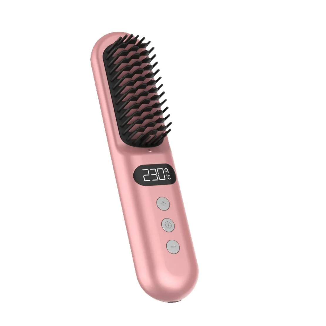 Small and Lightweight Hair Straightener Comb for Spot Cross-border E-commerce One Comb Is Smooth and The Tail Is Buckled Inside.