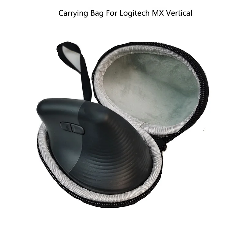 Logitech MX 수직 휴대용 마우스 EVA 운반 케이스 용 보관 가방 하드 쉘 충격 방지 마우스 여행 보호 케이스