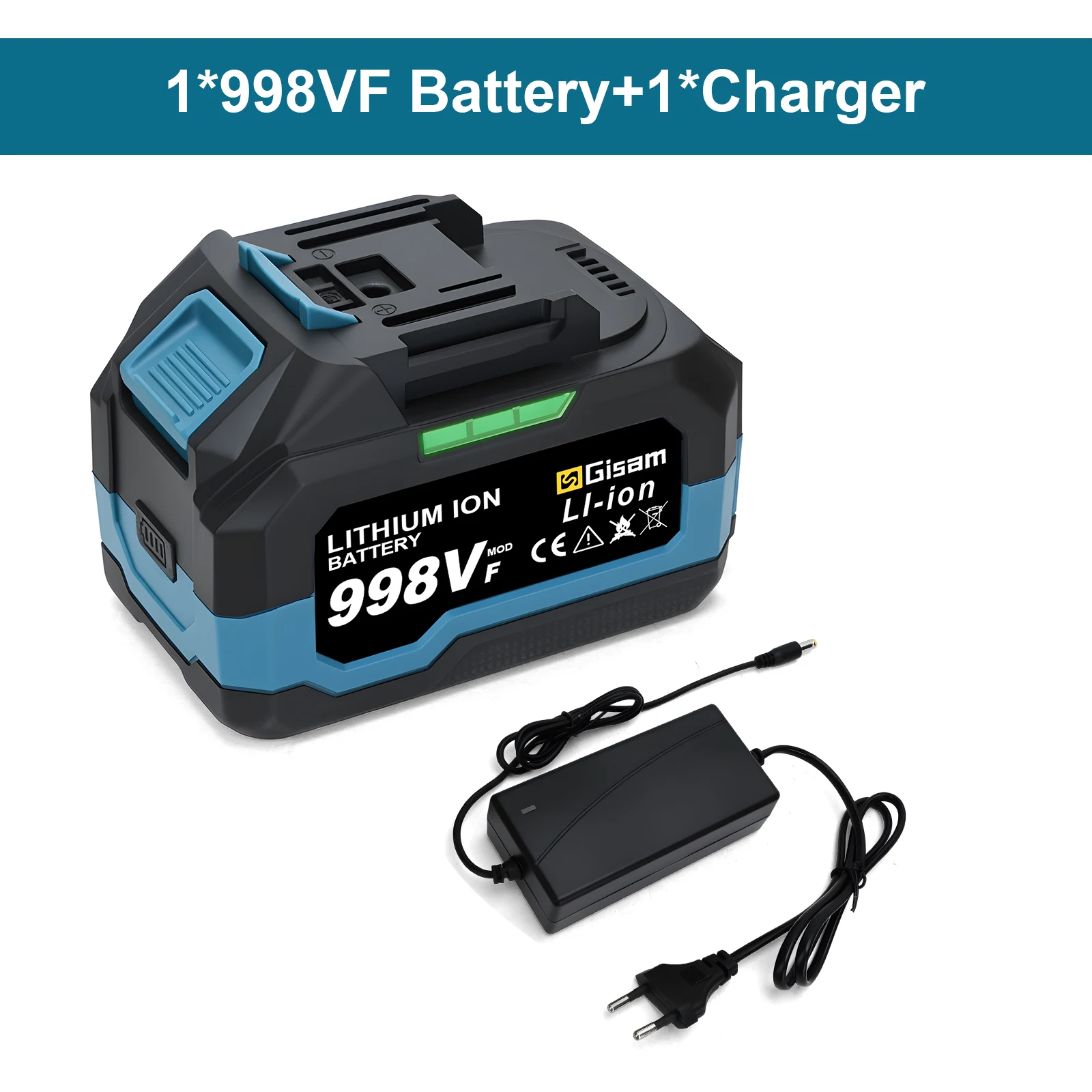Gisam 4.0AH 4.5AH Oplaadbare Lithium-Ion Batterij voor Draadloze Boormachine/Borstelloze Schroevendraaier/Schroevendraaier voor Makita 18V Batterijpennen