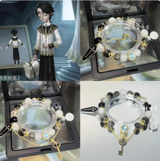 Anime Identity Ⅴ Aesop Carl Handmade Bracelet Unisex Hand Chain Pendant Bracelets Accessories Cosplay Props Birthday Gifts XK