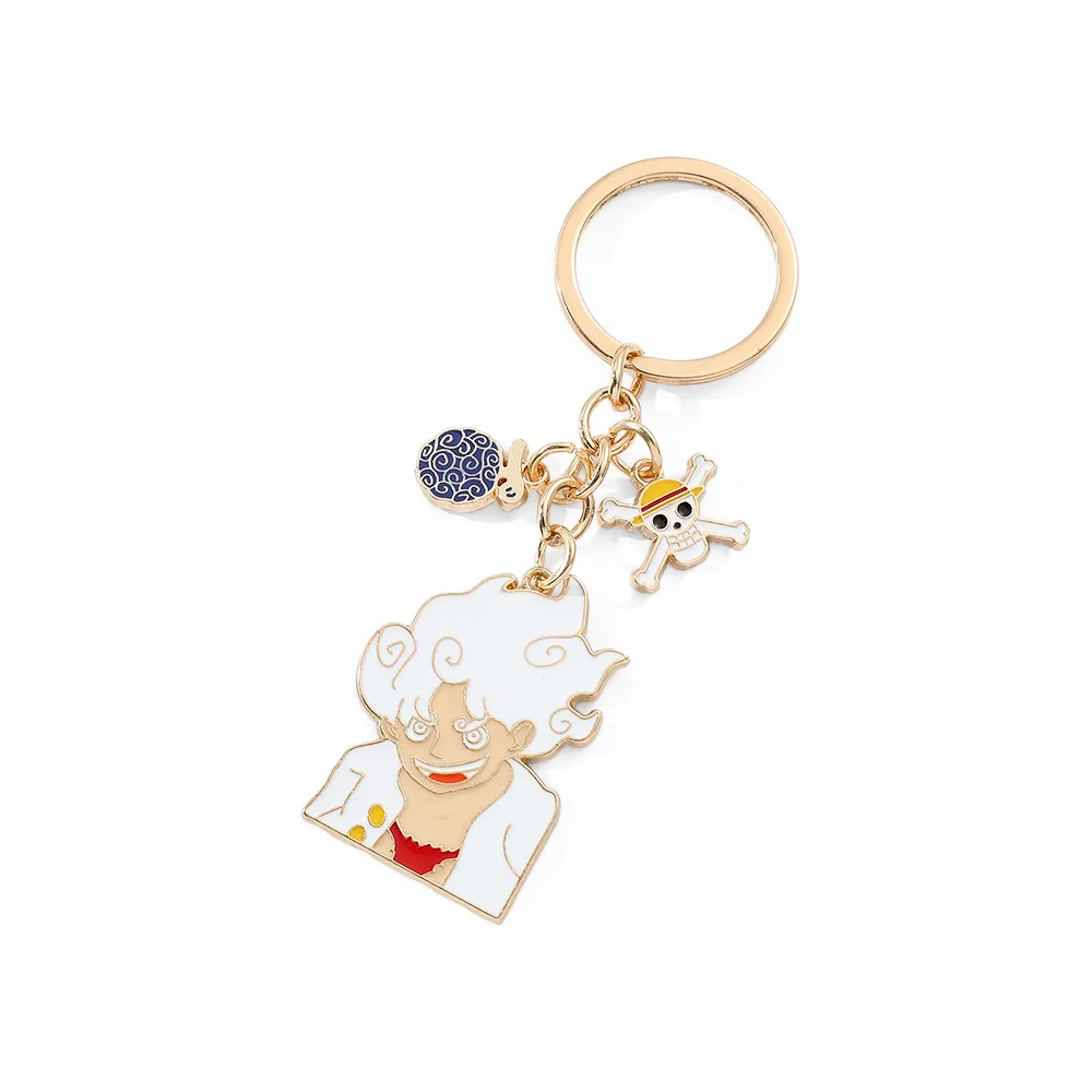 

Cool Personalized Cartoon Character Enamel Pendant Keychain Creative Fashion Key Accessories Jewelry Party Gift