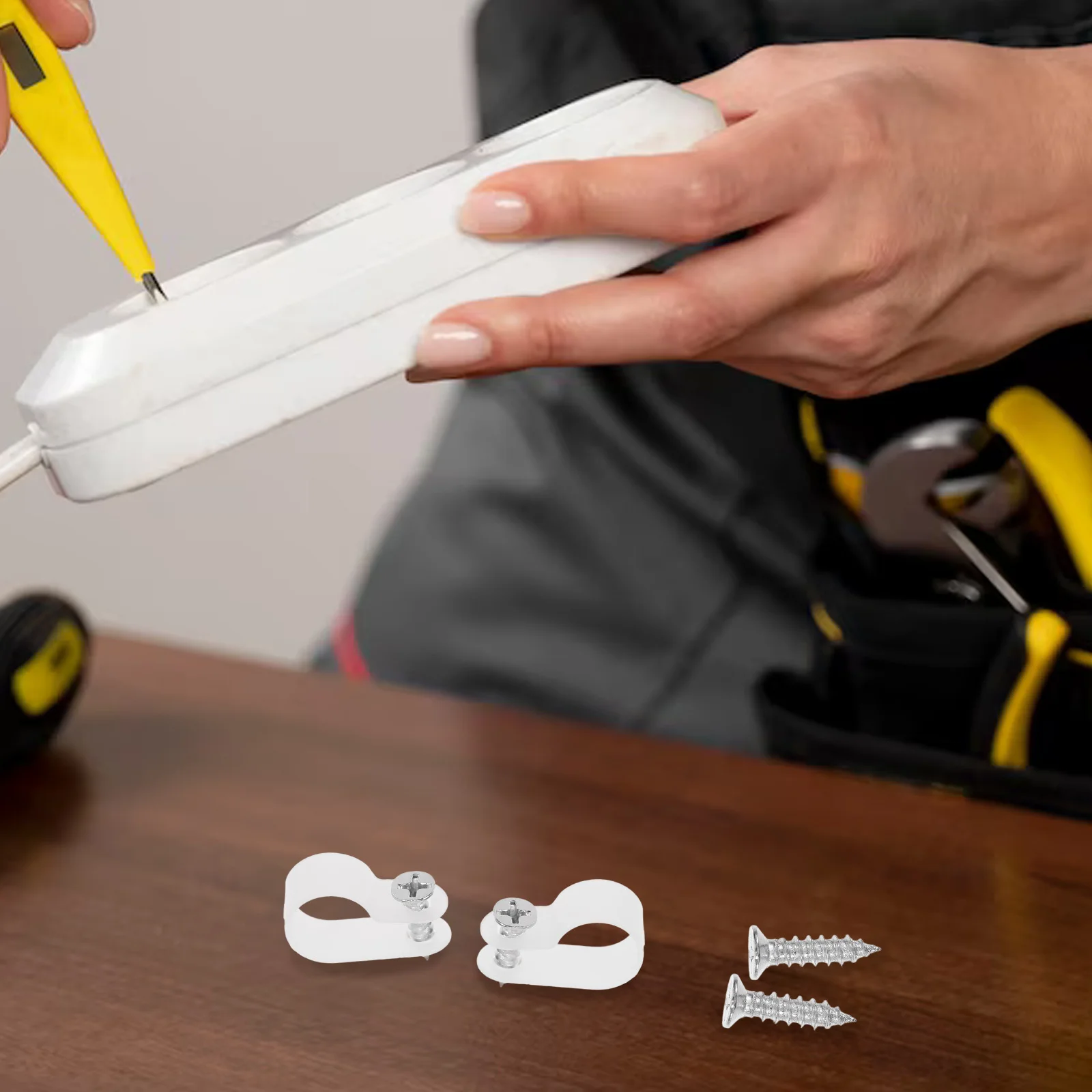 

1Set Multifunctional Rope Light Clips Strong Wire Clamps for Patio Christmas Lights Outdoor Decor Cable Fixings