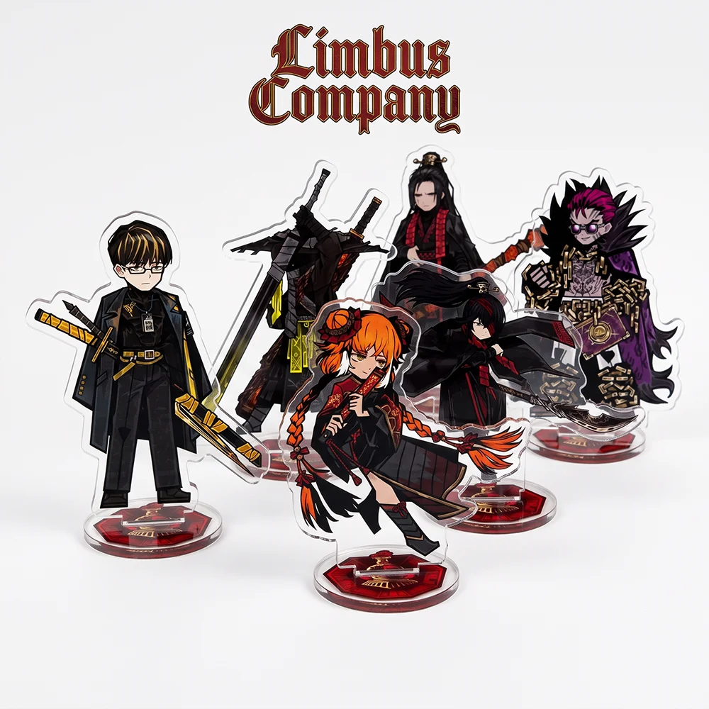 Limbus Company Ryoshu Yi Sang Meursault 10CM Cute Anime Acrylic Stand Keychain Character Model Desk Decor Collect Gifts
