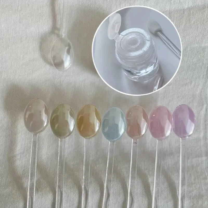 1g คริสตัลชุบเล็บผง CLEAR Ultra Bright Electroplating Effect Moonlight METALLIC ผงกระจกผล Glitter