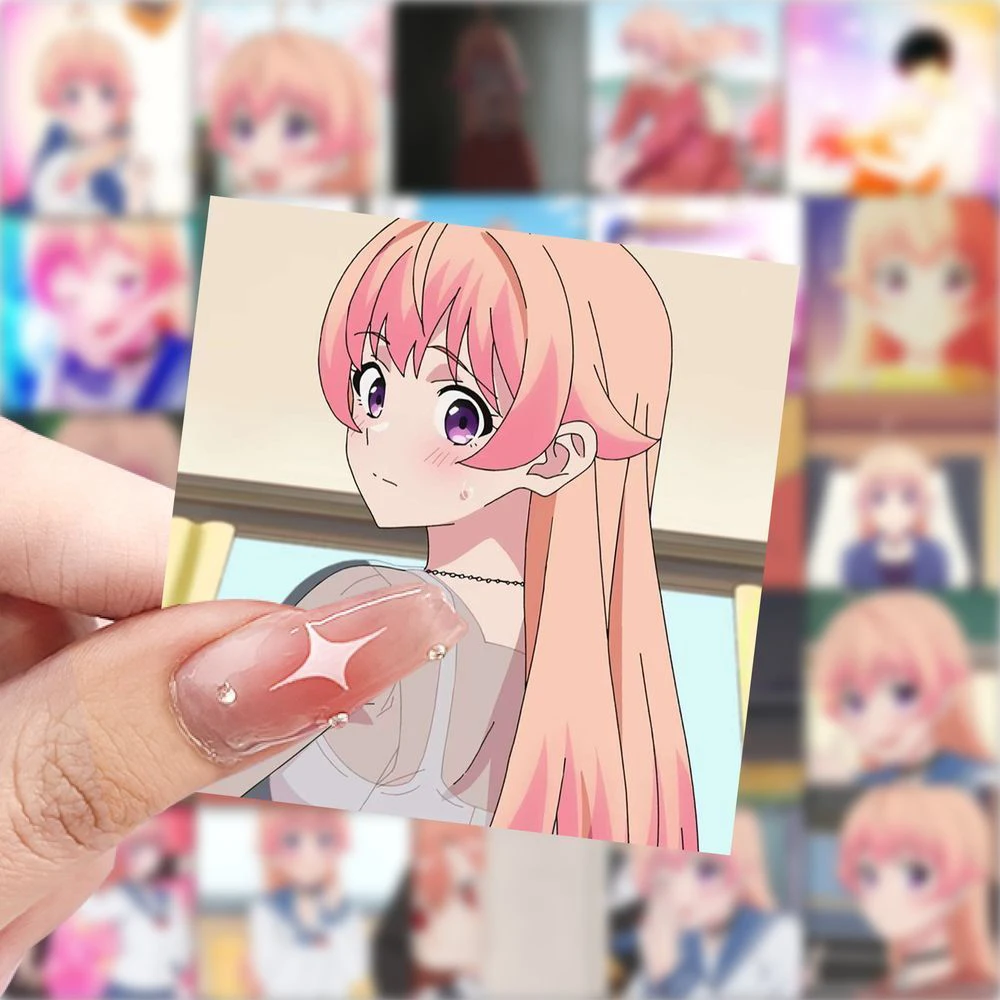 10/30/59pcs Kawaii 니코 마녀 시계 스티커 소녀 Miyao Nemu 애니메이션 스티커 노트북 가방 수하물 Otogi Morihito 데칼 Waterpr