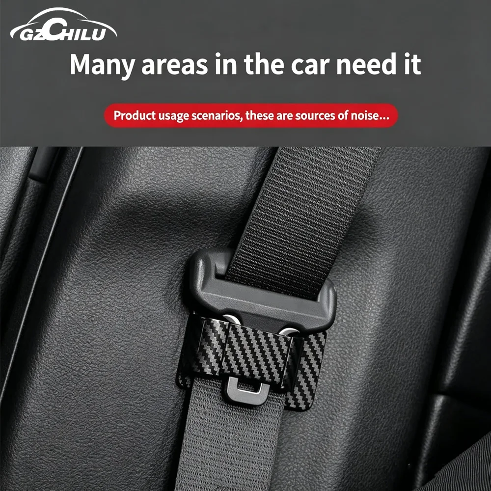 Car Seat Belt Limiter Buckle Non-slip Stopper Fixed Clip Auto Seat Belt Holder Stabilizer Fastener Adjustable Clip Universal