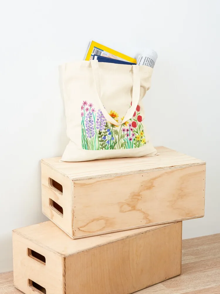 Pretty summer wildflowers Tote Bag Canvas bag Fabric bag canvas tote Women's bags