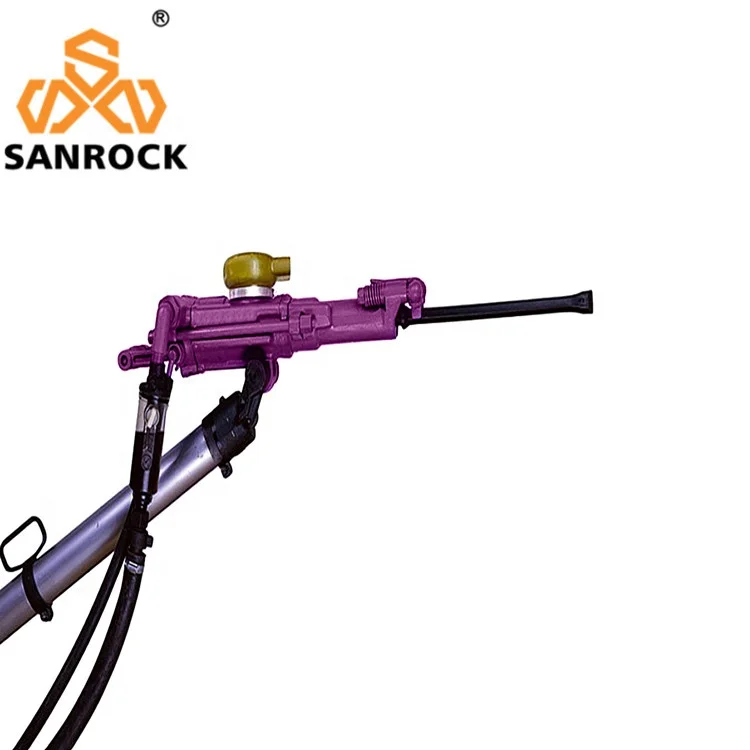 Trapano da roccia pneumatico portatile YT29 Martello demolitore per estrazione mineraria Trapano da roccia pneumatico con gamba ad aria portatile