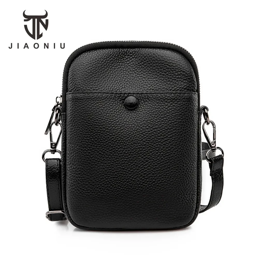 

Casual Light Genuine Cow Leather Phone Bags for Women Simple Fashion Quality Shoulder Crossbody Female Small Handags Mini Purses