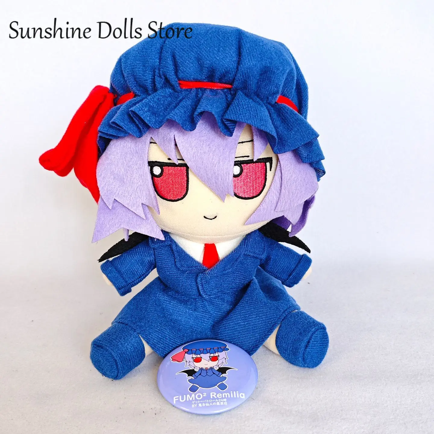 

20 см Remilia Scarlet, милая сидящая хлопковая кукла Fumo, аниме-фигурка, плюшевая игрушка, кавайная подушка-талисман, косплей, рождественские подарки