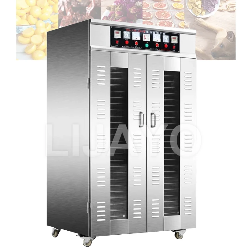 Fruit Dryer Snack Air Drying Cabinet Commercial Stainless Steel Dehydrator 50 Layer Pengering Buah