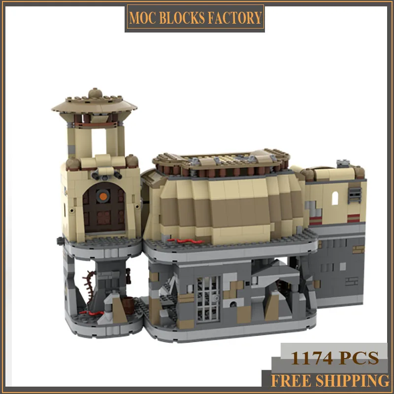 Star Movie Moc Building Blocks Famous Movie Scenes Hunter Throne Room Model Technology Bricks DIY Assembly Toys For Kid Children