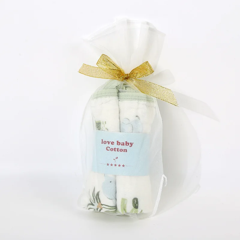 مناشف مربعة من الشاش القطني للأطفال - حقيبة شبكية مكونة من قطعتين، ملابس وجه للأطفال ومرايل لعاب، ناعمة وقابلة للغسل ومسامية #1