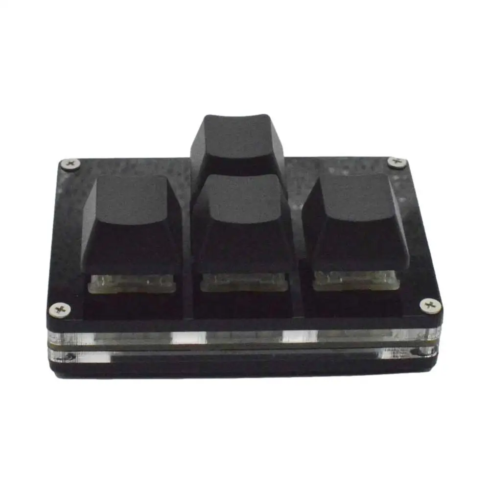 4 keys Mini Keypad Red Switch Programmable Gaming Mechanical Keyboard USB Custom Keyboard For PC Laptop