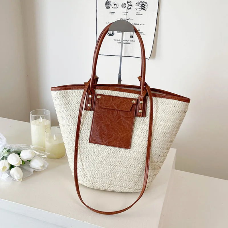 

Brand Designer women bags ladies handbag summer beach bag female straw bags holiday rattan shoulder crossbody bag travel purses