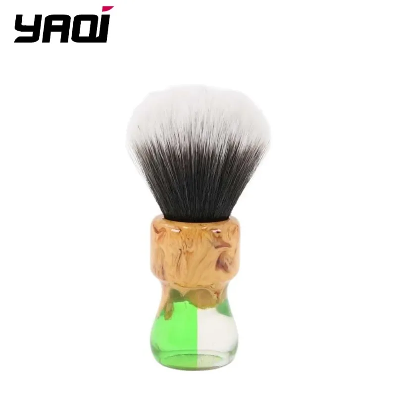 YAQI Goblin 24MM Synthetic Husky Knot Shaving Brush For Mens Daily Shaving 61mm Resin Handle Lightweight Durability Travel Brush