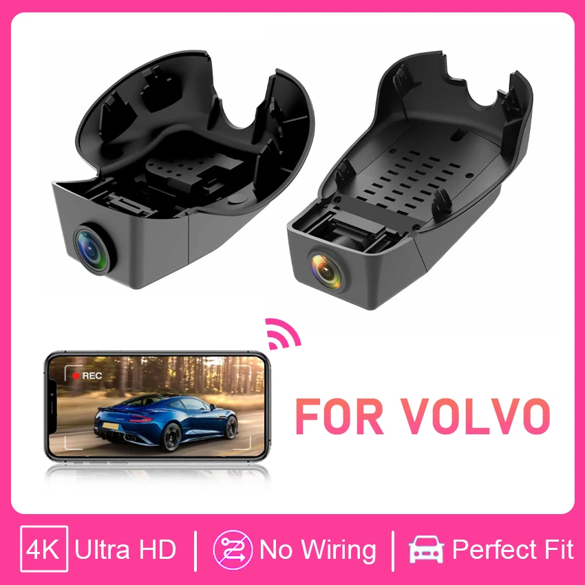 

Видеорегистратор для Volvo XC40 XC60 XC90 S60 V60 S90 V90 V40 S80 XC70 Polestar 2 Автомобильный видеорегистратор HD камера Wi-Fi регистратор для вождения автозапчасти