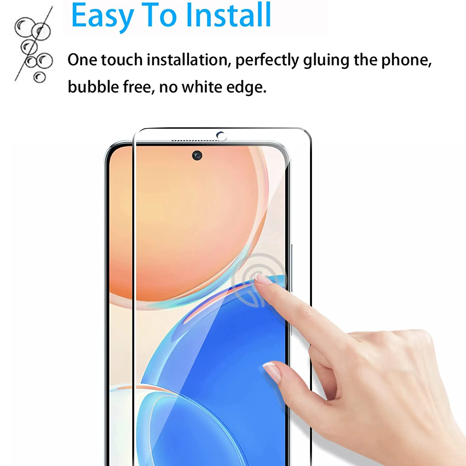 2/4Pcs Cao Auminum Tempered Glass Cho HONOR X8 Bảo Vệ Màn Hình Glass Phim