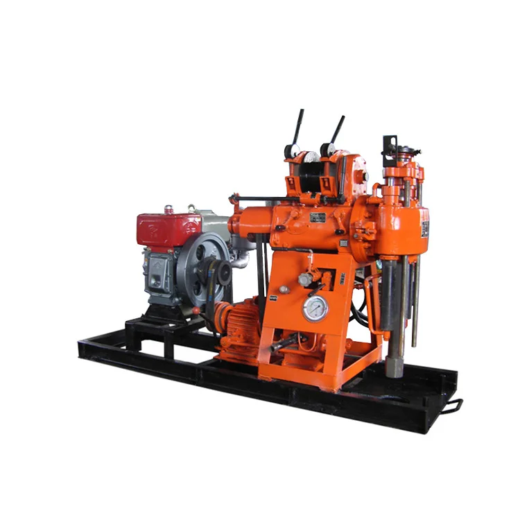 Mining hard rock 200m hard rock drilling water well rock drilling machine