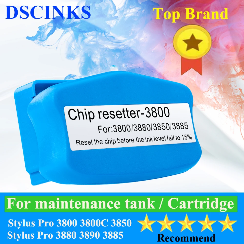 

T5820 T582000 Maintenance tank Resetter For Epson Stylus Pro 3800 3800C 3850 3880 3890 3885 printer cartridge chip resetter