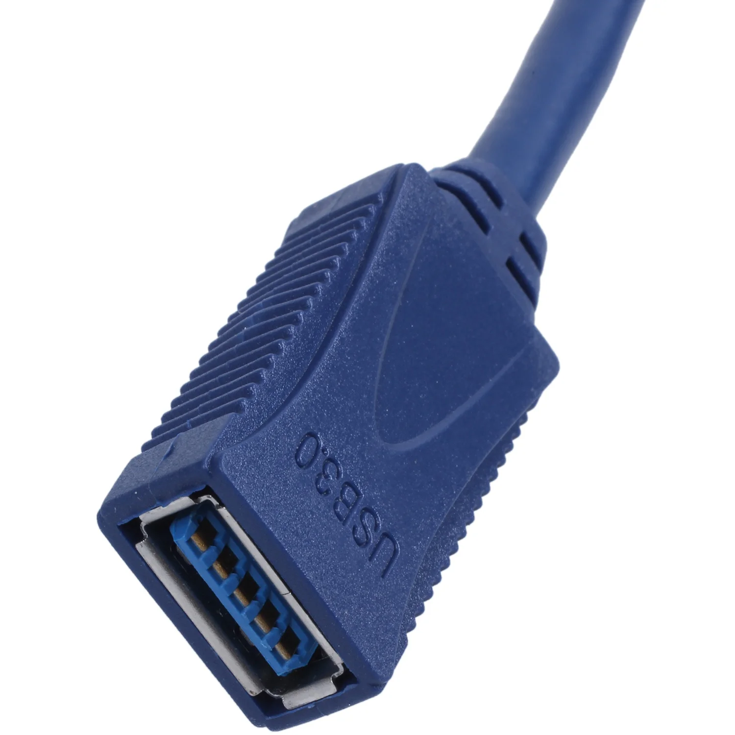 ETRT Blauwe USB 3.0 Male naar Male F/M Type A connector verlengkabel 30cm