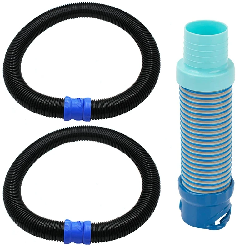 T02C!-39 Inch R0527700 Pool Vacuum Hose Twist Lock Hose X77094 Pool Vacuum Hose Adapter Set For MX6 MX8 Pool Cleaner Black