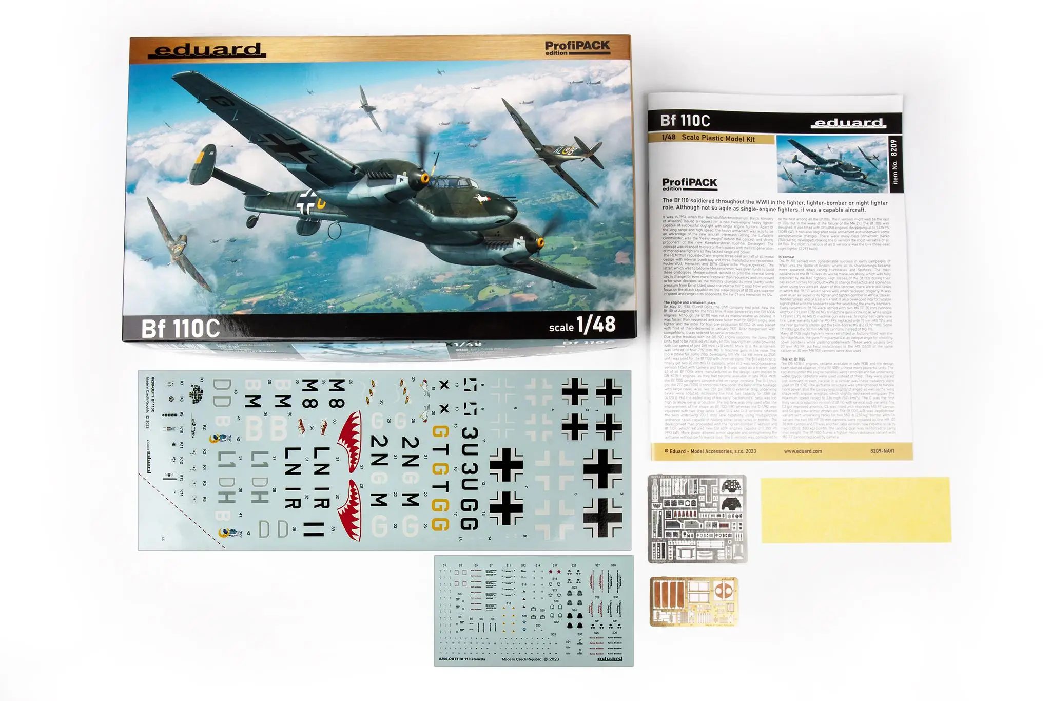 Eduard 8209 1/48 Bf110C Profipack (Plastic model)