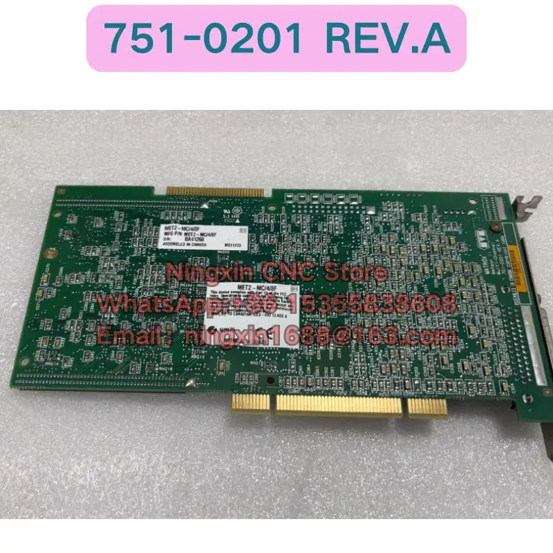 Second-hand MET2-MC/4/8F 751-0201 REV.A Image acquisition card Functional test OK Fast delivery